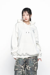 25SS ノイズモーションロゴフーディー アイボリー