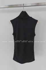 Thick Napping Turtleneck Turtleneck Sleeveless