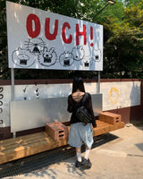ルーズパンチングニット