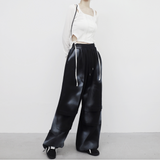 (Unisex) モルティオプリンティドストリングスリットパンツ