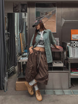 Needs Overfit Washed Denim Shirt