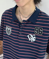 Tony Wappen Stripe Collar Tee