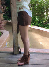 nouveau drape asymmetrical sleeveless top