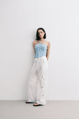 knit top (sky blue)