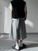 SIO two tuck bermuda sweat pants