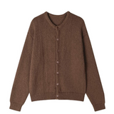 ASCLO Heavy Crop Knit Cardigan (3color)