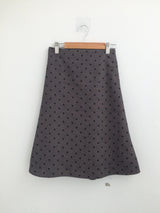 dot corduroy skirt