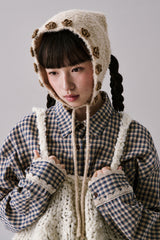 ブークレフラワーボンネット [Beige]