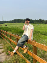 Sunkissed Stripe Patch Shirt
