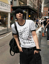 クロップドマッスルフィットアーカイブTシャツ