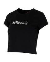 Mwoong Basic Crop T-shirts(BLACK)