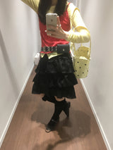 ローザ アシンメトリカル フリル スカート (3color)