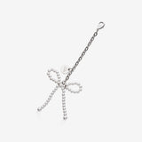 Pearl Ribbon Charm