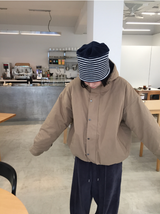 レシストライプ起毛ビーニー(2c)