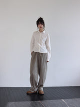 コーデュロイストラップパンツ (BEIGE)
