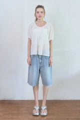 Dona Lace Blouse [Ivory]