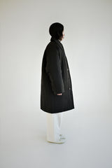 Oversized puffer coat, Dark brown