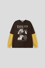 イシューズレイヤードオーバーロングスリーブTシャツ3C