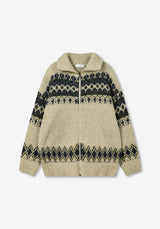 NE High Neck Nordic Zip-up