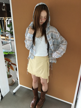 Ranel check hoodie (2color)