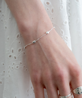 OVAL CHAIN BRACELETㅣSILVER