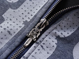 Washed Vintage Pocket Hoodie Zip-up 232818681