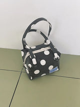 【即日発送】 Handy pouch (black dot) 