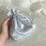 【MADE】Glossy サテンミニポーチ