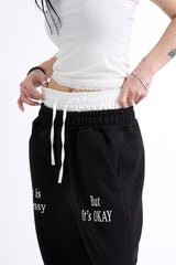 Eclipse Lettering Sweatpants