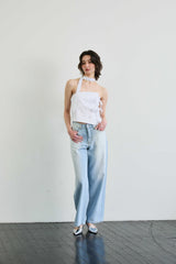 ELFIN SCARF TOP / WHITE