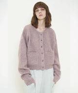 FLUFFY KNIT CARDIGAN