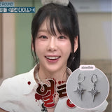 [少女時代 テヨン Piercing] ラブ プラネット ハギーズ ピアス - Silver Color