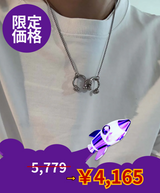 【limited price】Dual piercing necklace 