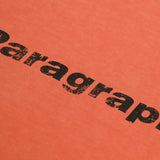 ウォッシュ加工サークルロゴTシャツ - ORANGE