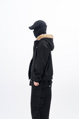 レベラクーンフーデッドジップアップ