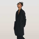 RELABEL 23AW デコンストラクトパッチワークファブリックロングコート