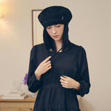 VA Stud Fly Wool Beret / Black