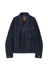 Linen Engineered Jacket (Indigo)