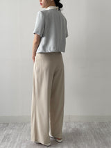 [Summer ver.] Launer Pocket Two-Tuck Wide Slacks