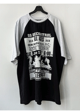 dwell control raglan short-sleeved T-shirt