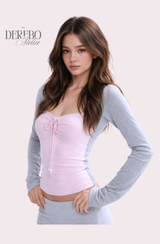 Blanc Center Gray Long-Sleeve T-Shirt