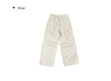 Thunder Pigment Washing Wide Cargo Long Pants