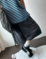 Iron High Quality Wide Basic Bermuda 4 Color