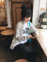 フルー ルーズフィット サマー チェック シャツ