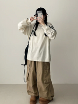 Football Two-Line Loose Fit Sweatshirt