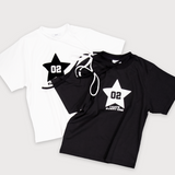 リボンロックTシャツ ブラック