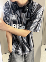 Sporty Jersey Short Sleeve Tee