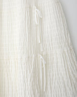 Carrot ribbon skirt_ivory
