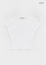 [B-BASIC] Cool Standard Round Crop Short Sleeve T-shirt (2SIZE)