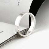 SVR-S604 Kang Daniel Ring Silver 925 Plain Minja Basic Daily Silver Ring